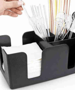 Flair Bar Caddy 6 compartment for napkins and stirrers